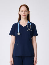 Zip Pocket V-Neck Top WAT02