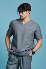 Three Pocket V-Neck Top MAT02