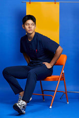 Three Button Henly Neckline Top MAT03