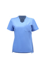 Chest Pocket V-Neck Top WAT03