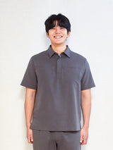 Plain Collar Top MAT06