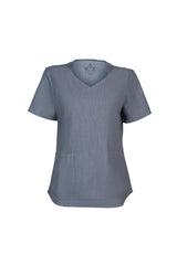 Zip Pocket V-Neck Top WAT02