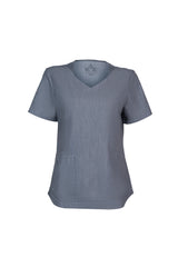 Zip Pocket V-Neck Top WAT02