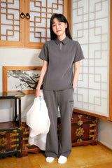 Modish Collar Top WAT07