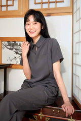 Modish Collar Top WAT07