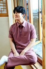 Plain Collar Top MAT06