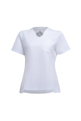 Chest Pocket V-Neck Top WAT03