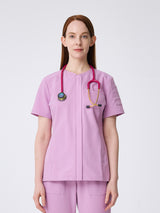 Zip Round-neck Top WAT05