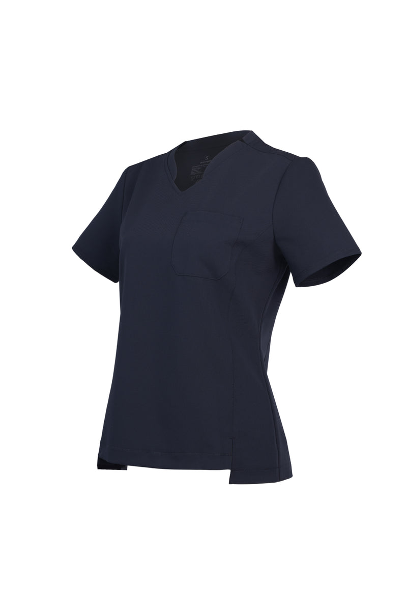 Chest Pocket V-Neck Top WAT03