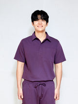 Plain Collar Top MAT06
